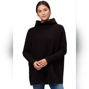 Free People Ottoman Slouchy Tunic Black Medium